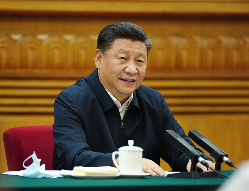 7月21日，中共中央總書記、國家主席、中央軍委主席習近平在京主持召開企業(yè)家座談會并發(fā)表重要講話。新華社記者 鞠鵬 攝